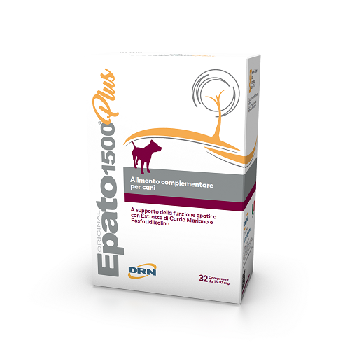 DRN Epato 1500 Plus Integratore Funzione Epatica Cane 32 compresse