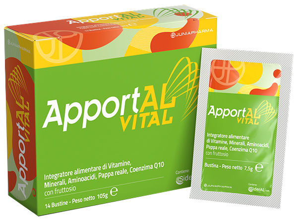 ApportAL Vital Integratore Multivitaminico contro Stanchezza 14 bustine