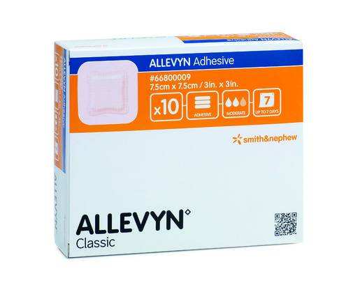 Allevyn Adhesive Medicazione per Ferite 7.5 x 7.5 3m (3pz)