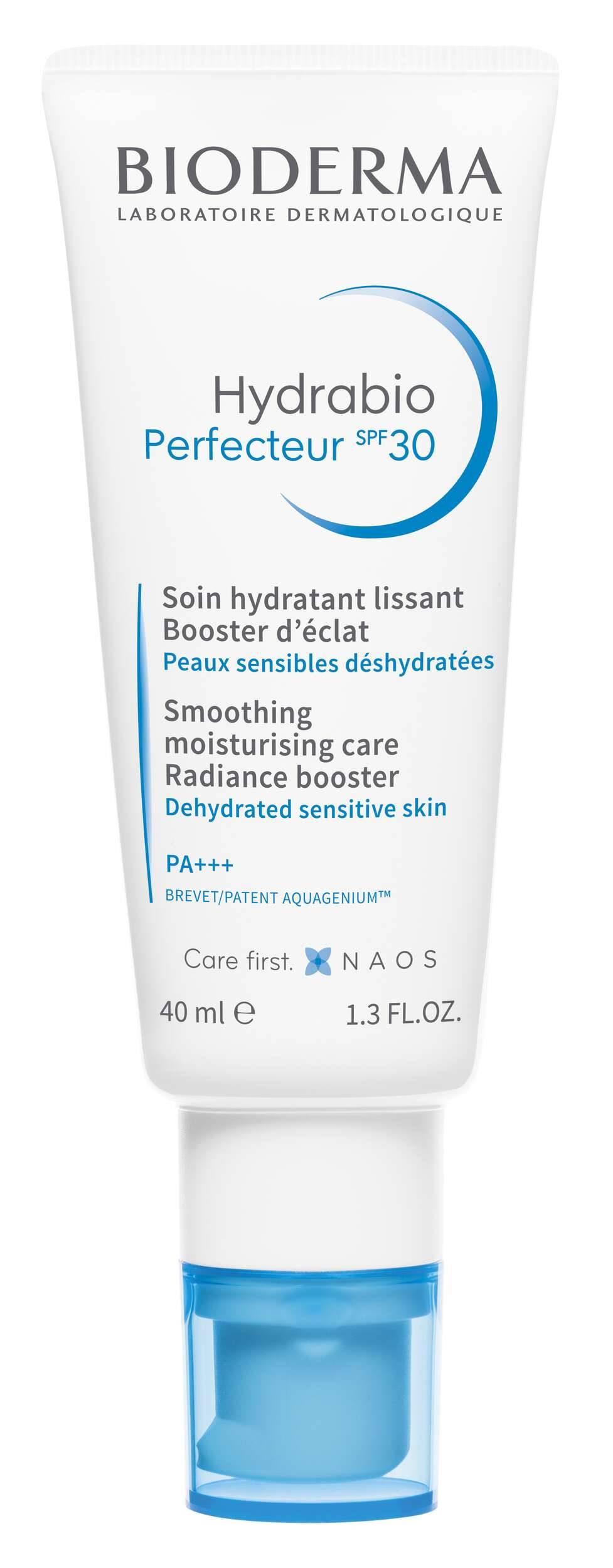 Bioderma Hydrabio Perfecteur SPF 30 Crema Idratante Levigante Pelle Sensibile Disidratata 40 ml