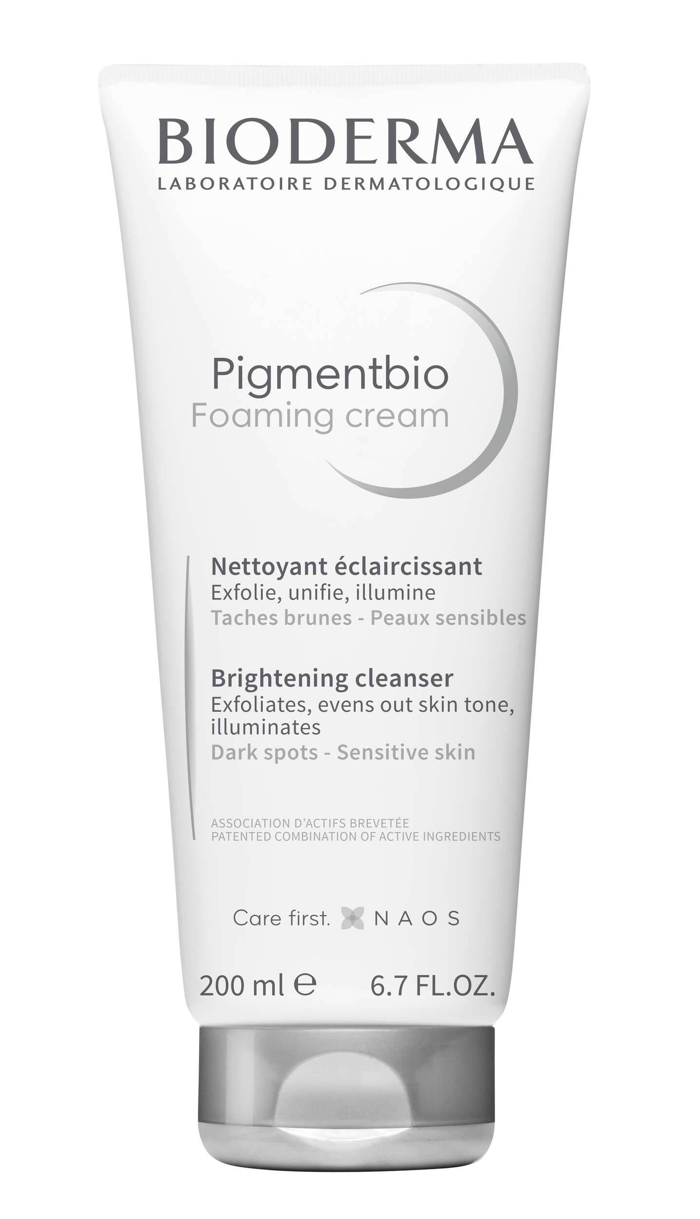 Bioderma Pigmentbio Foaming Cream Detergente Esfoliante Schiarente Per Pelle Luminosa 200 ml