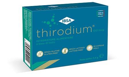 Thirodium 100 MCG Integratore per gravidanza e allattamento 30 capsule molli