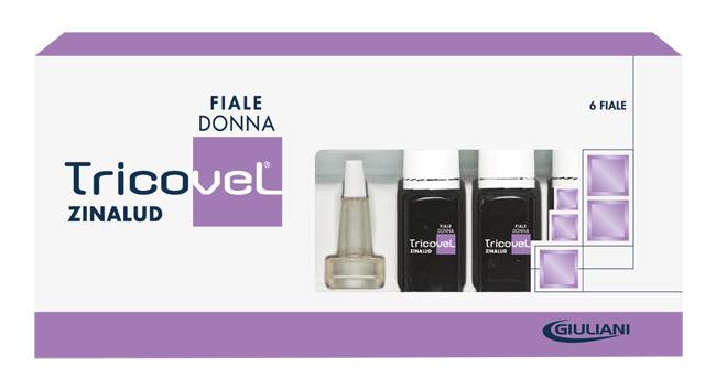 Tricovel Zinalud Trattamento Anticaduta Donna 6 fiale