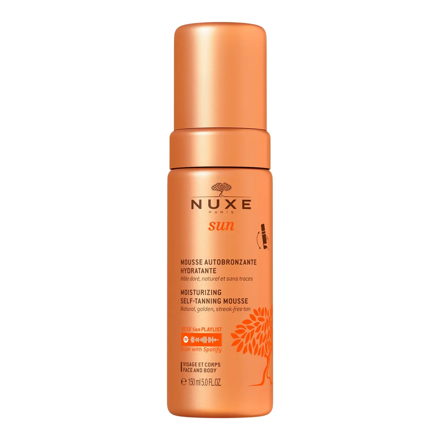 Nuxe Sun Mousse Autoabbronzante Viso e Corpo 150 ml