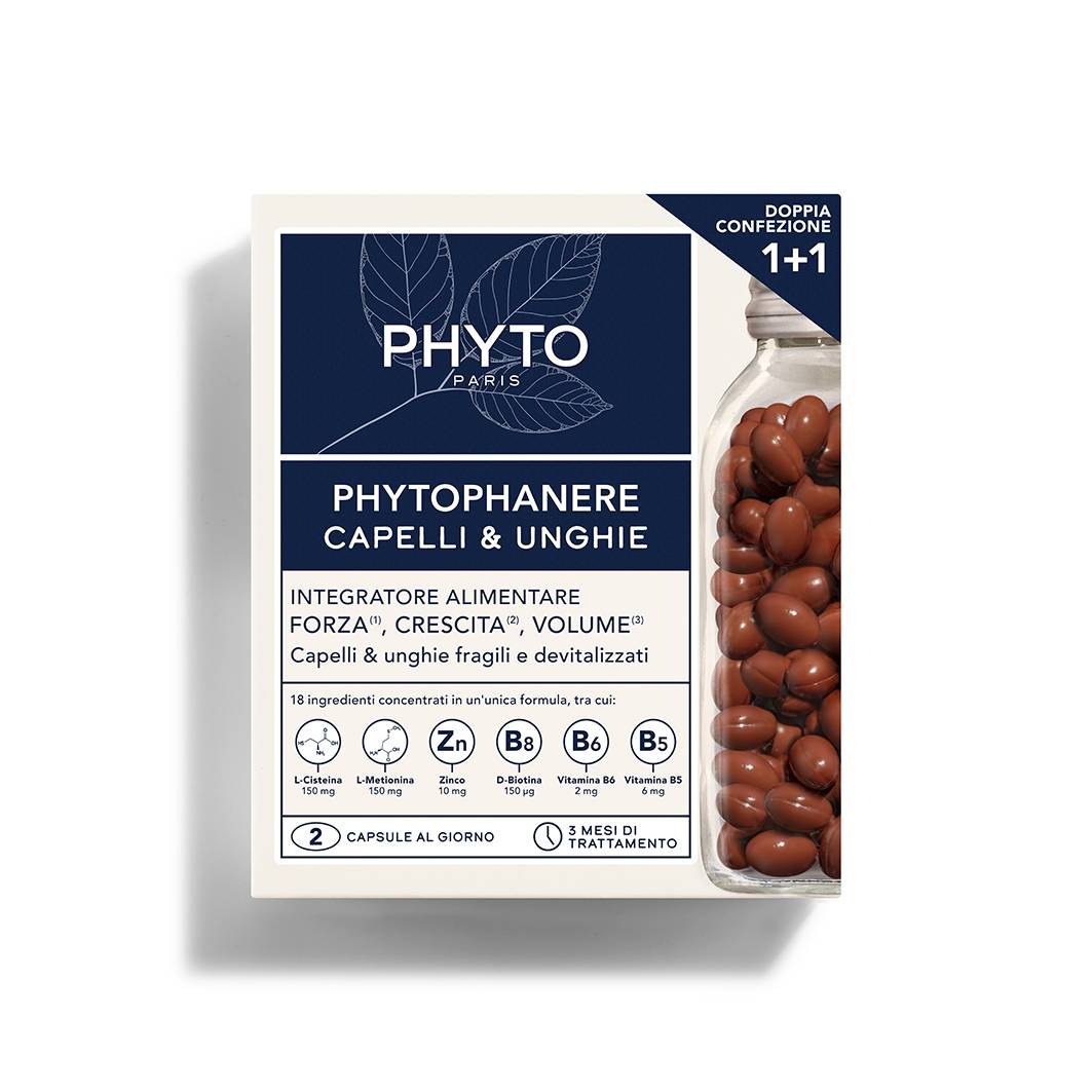 Phyto Phytophanere Integratore Alimentare Per Capelli e Unghie 180 Capsule