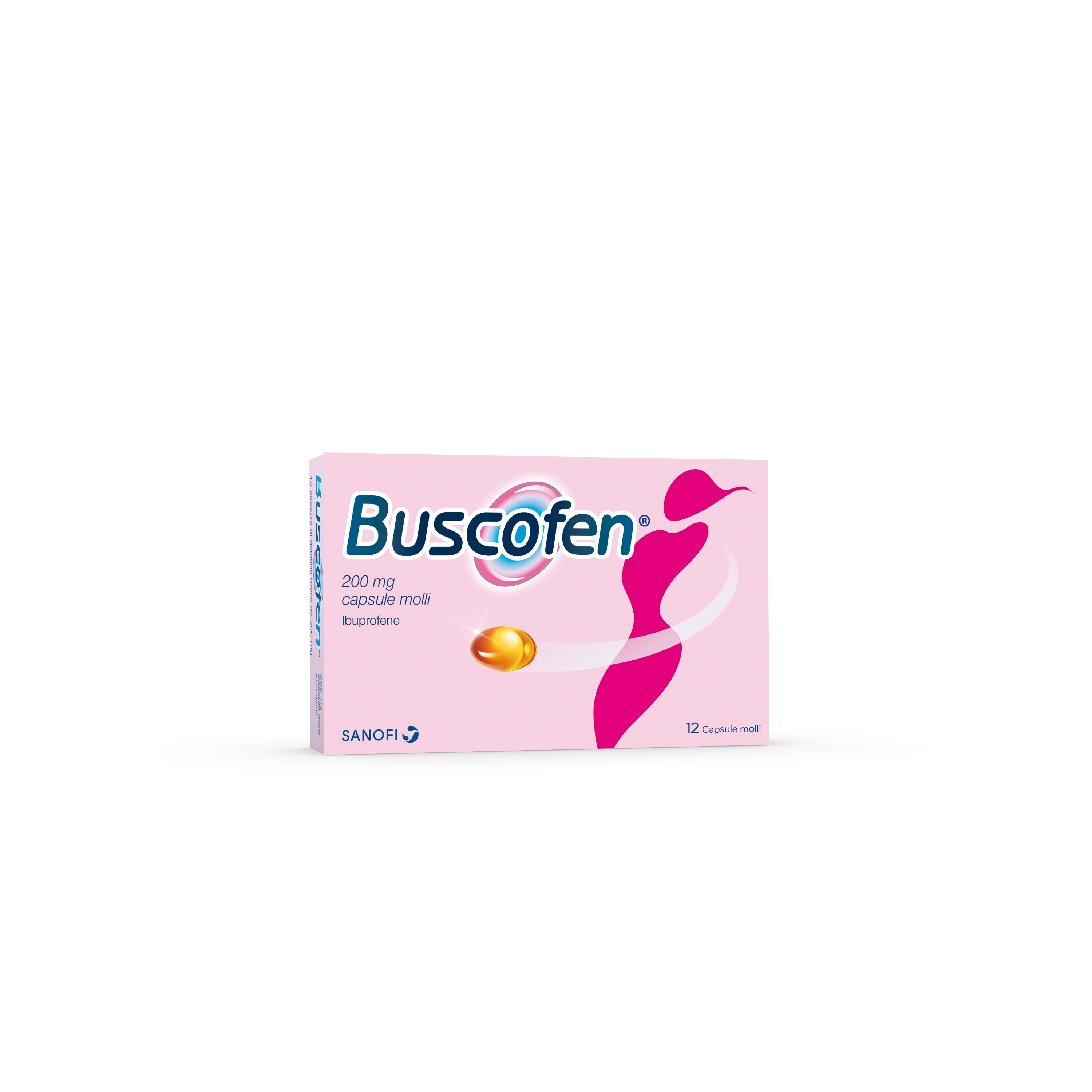 Buscofen 200 mg Contro i Dolori del Ciclo Mestruale 12 Capsule Molli