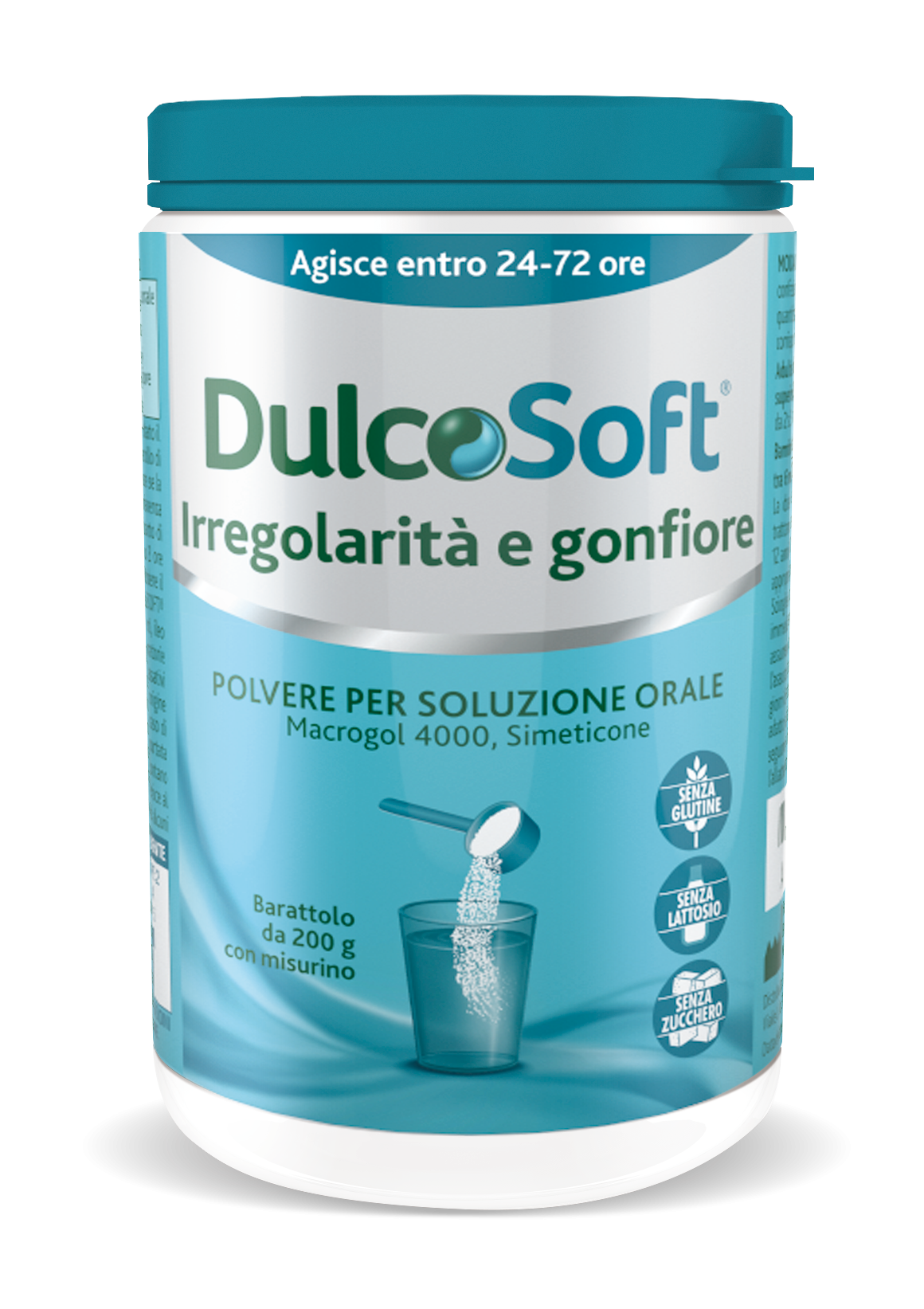 Sanofi Dulcosoft Irregolarità e Gonfiore Lassativo Polvere Solubile 200 gr