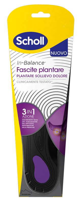 Scholl In - Balance Plantare per Fascite Misura Large