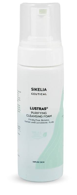 Sikelia Ceutical Lustras Mousse Detergente Purificante Viso 150 ml