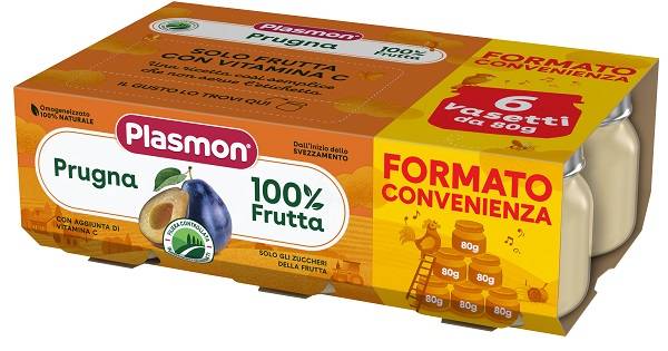 Plasmon Omogeneizzato Prugna 6 x 80 g