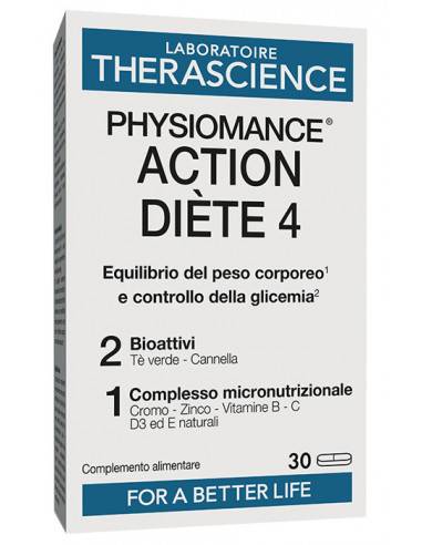 Physiomance Action Diete 4 Integratore Controllo Glicemia 30 compresse