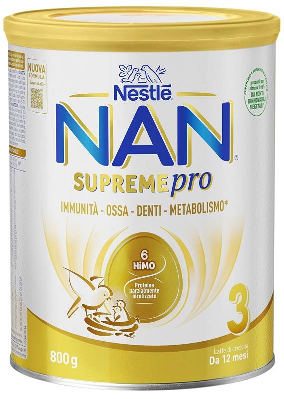 Nestlè NAN Supreme PRO 3 Latte di crescita in Polvere 800 g
