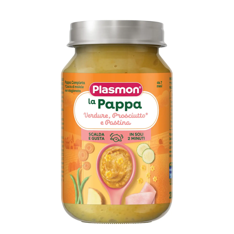 Plasmon La Pappa Verdure Prosciutto e Pastina 200 g