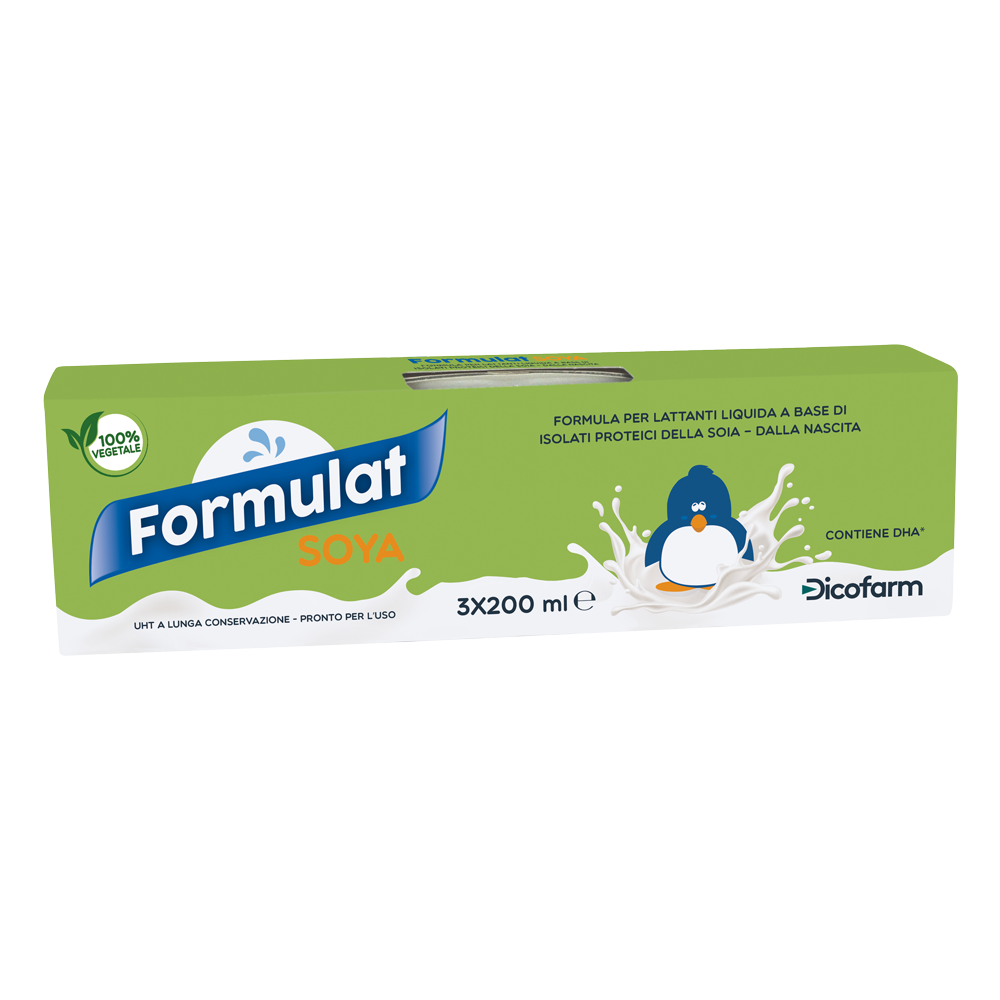 Formulat Soya Liquido Alimento Liquido per Lattanti