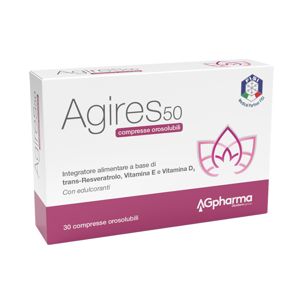 Agires 50 Compresse Orosolubili Integratore per la Menopausa