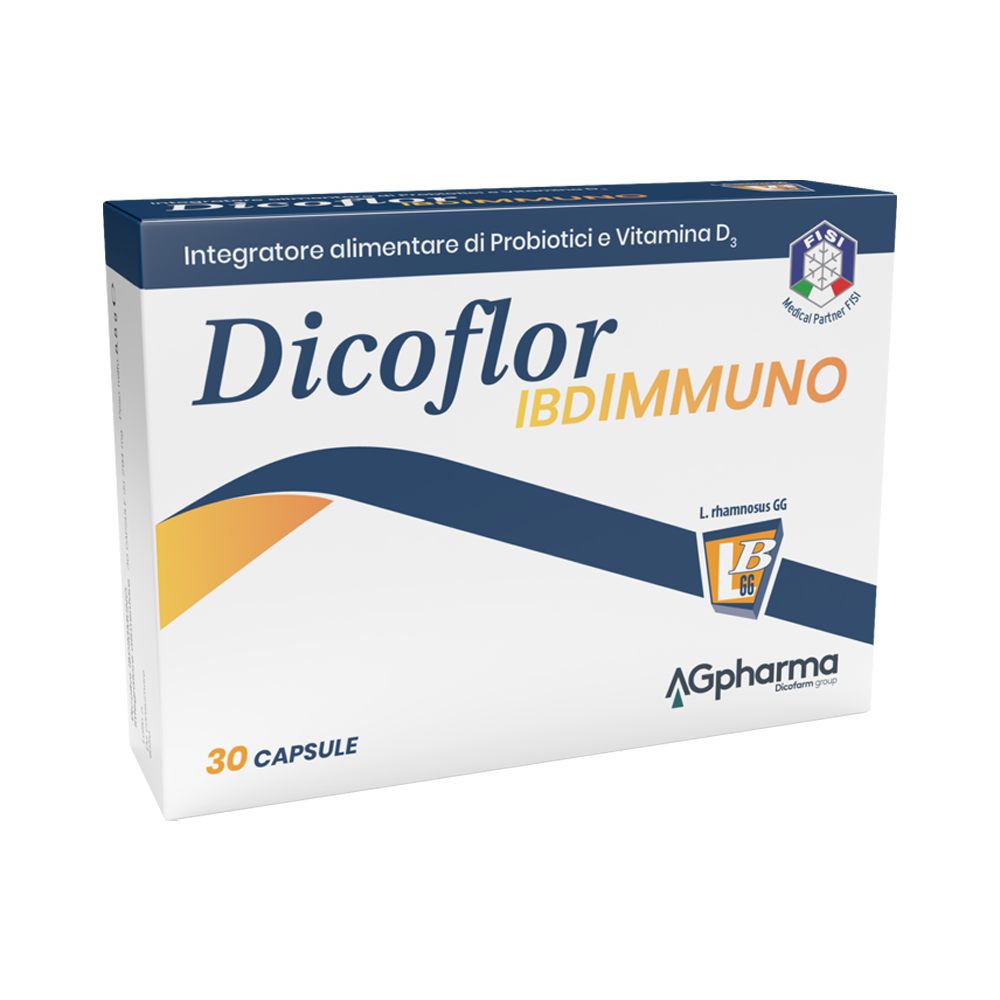 Dicoflor IBDimmuni Integratore per il Benessere dell'Intestino 30 capsule