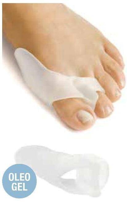 DIVARICATORE A DOPPIO ANELLO DOUBLE LOOP BUNION SPREADER PERALLUCE VALGO E SECONDO DITO A MARTELLO MISURA UNICA