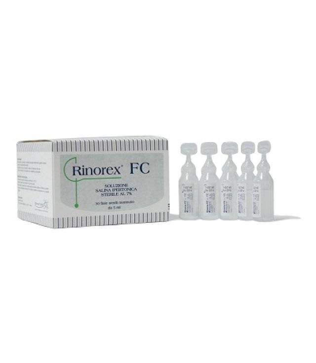 Rinorex FC Soluzione Salina Ipertonica 7% 30 fiale da 5 ml