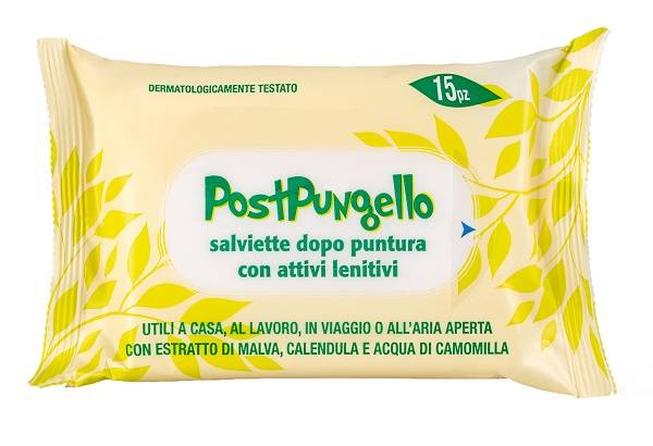 Fidia Post Pungello Salviettine Lenitive Post Puntura 15 pezzi