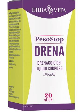 Erba Vita PesoStop Drena Integratore Drenante 20 stick