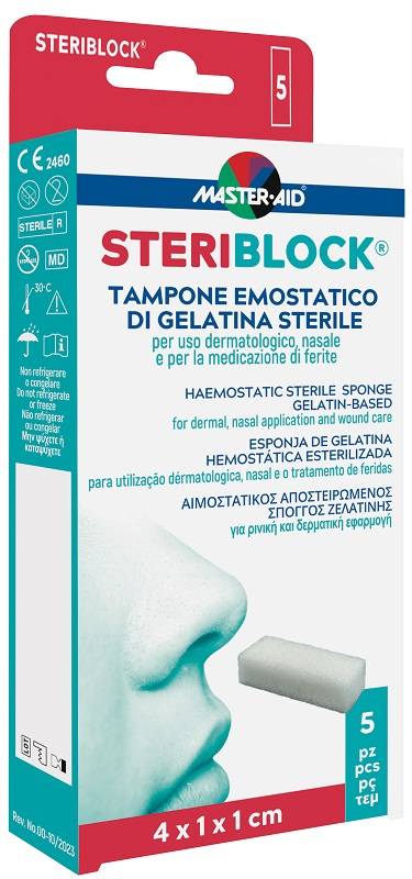 MASTER - AID STERIBLOCK TAMPONE EMOSTATICO