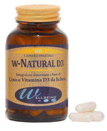 Wellbeing W Natural D3 Integratore 60 Capsule