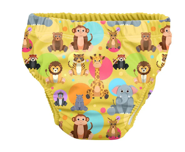 Pss! Costumino Contenitivo da Nuoto Fantasia Savana Misura L (12/16 KG)