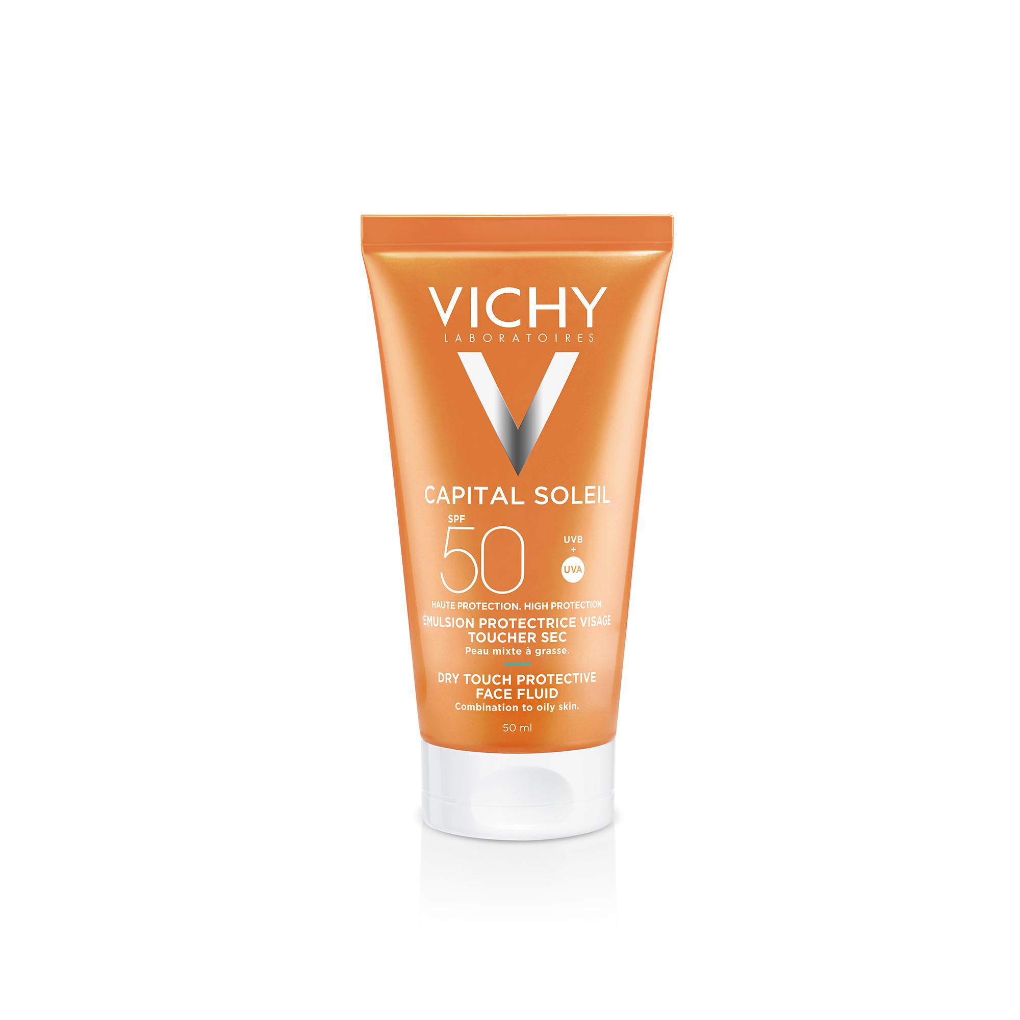 Vichy Capital Soleil Dry Touch Crema solare per il viso SPF50 50 ml