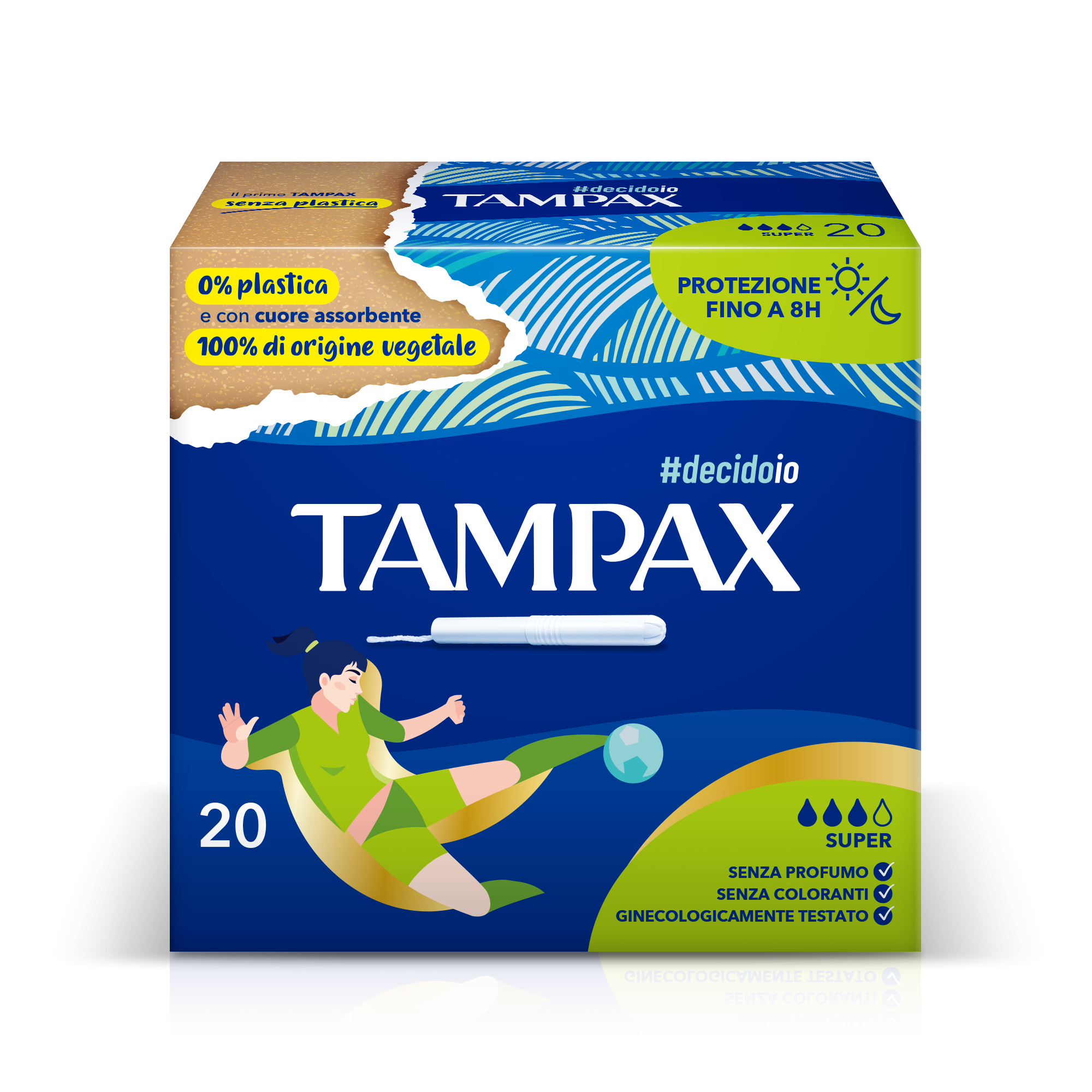 Tampax Blue Box Super Assorbenti Interni 20 Pezzi