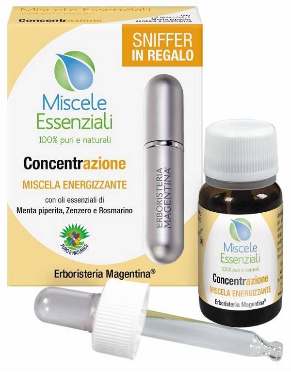Erboristeria Magentina Miscele Essenziali Concentrazione 10 ml