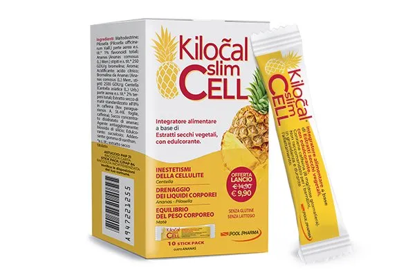 Kilocal Slim Cell Integratore Anticellulite 10 Stick Pack