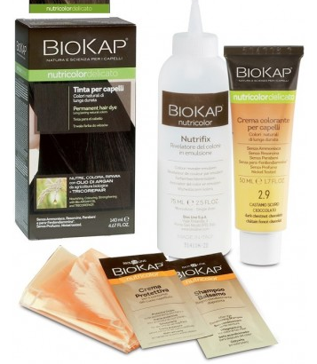 Bios Line BioKap Nutricolor Delicato RAPID Tinta per Capelli 5,45 Castano Chiaro Miele