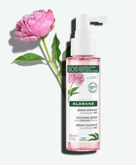 Klorane Siero Lenitivo alla Peonia Bio per il Cuoio Capelluto 100 ml