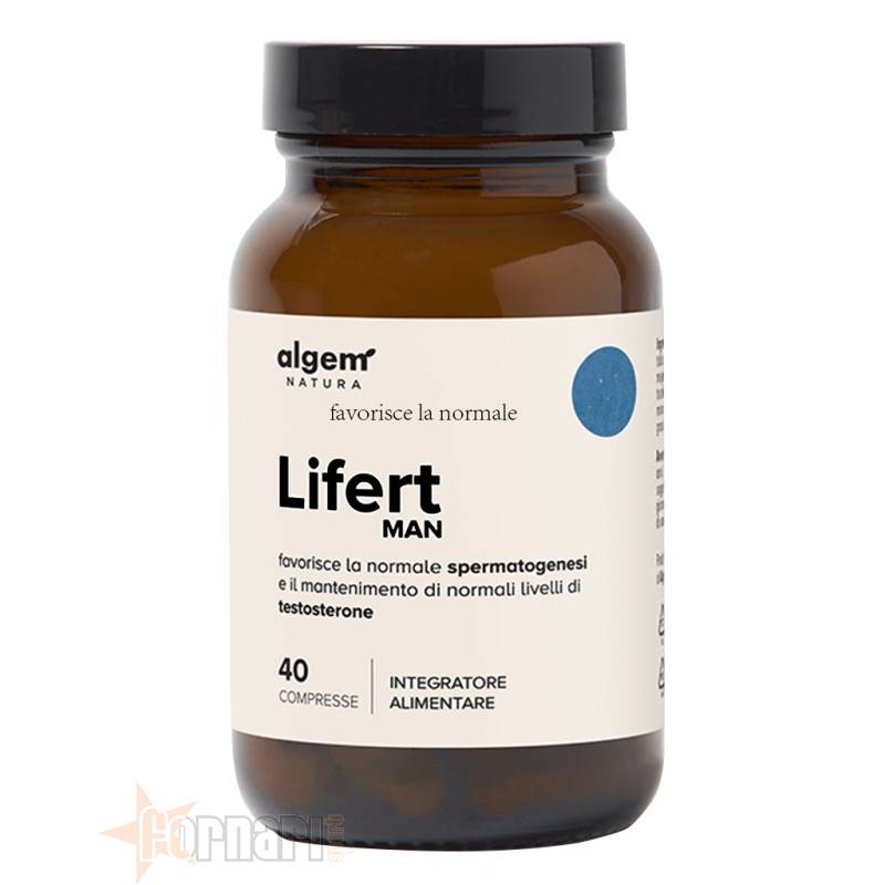 Algem Natura Lifert Man Integratore per la Fertilità Maschile 40 Compresse