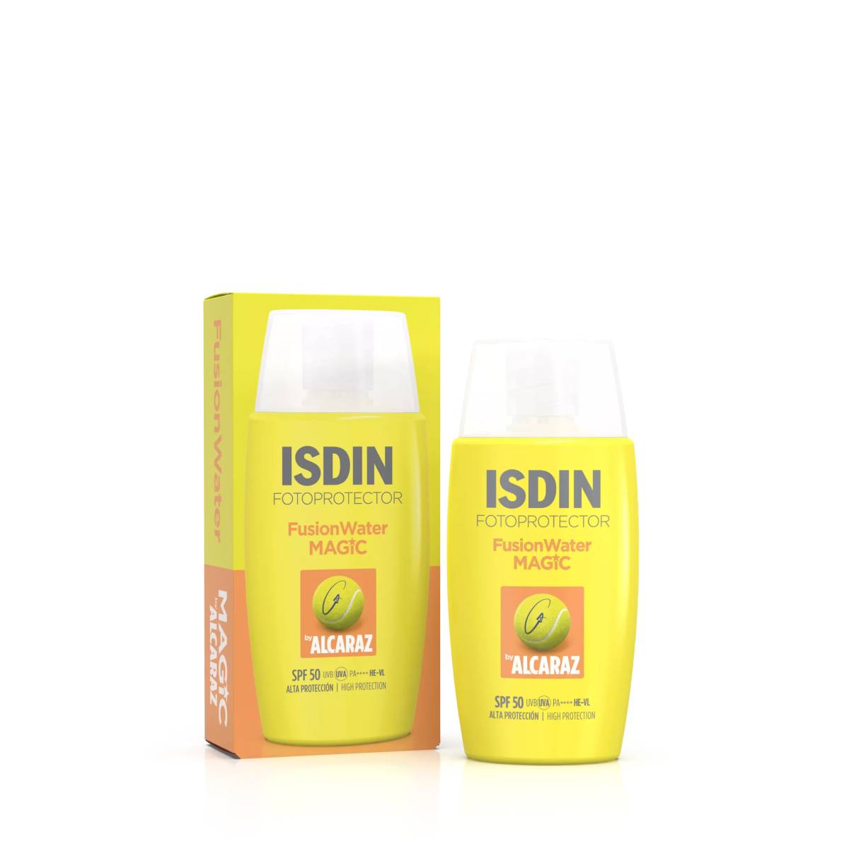 Isdin Fusion Water Magic Alcaraz Protezione Solare Viso SPF50 Effetto Rinfrescante 50 ml