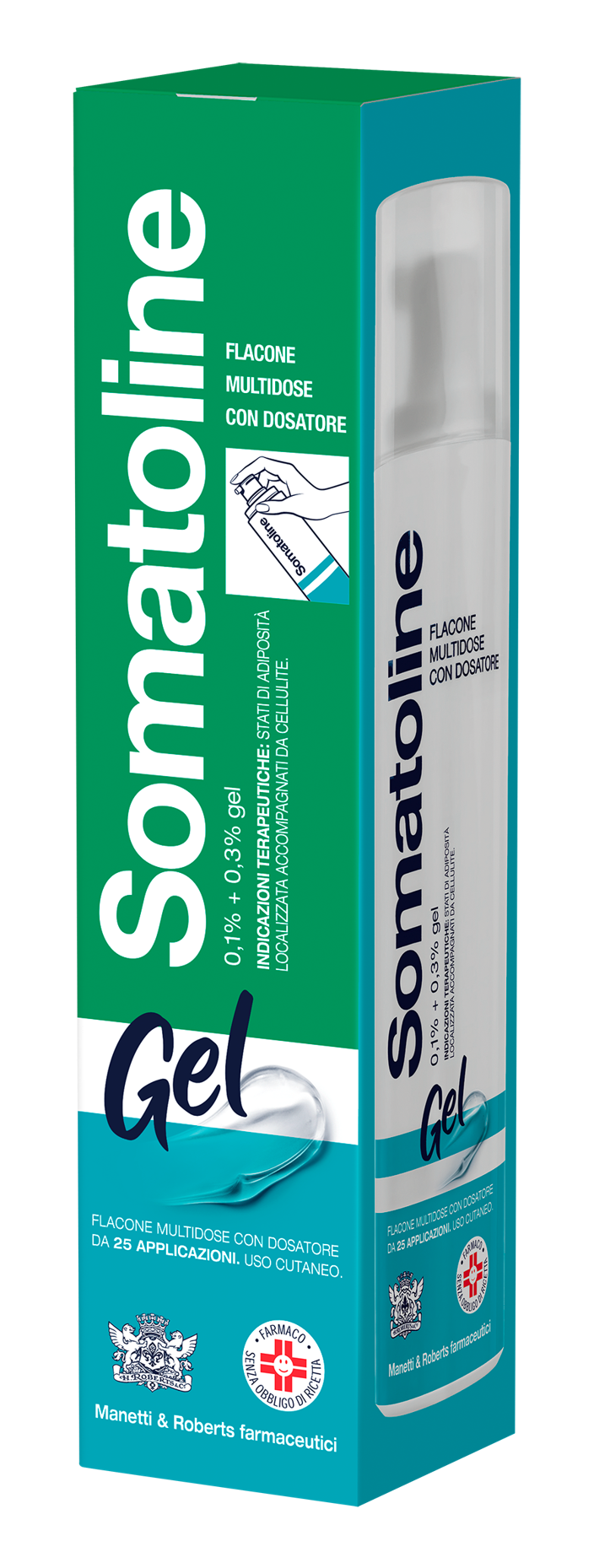 Somatoline Gel 0,1% + 0,3% Anticellulite 1 flacone 250 ml