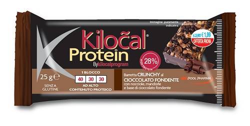 KILOCAL PROTEIN BARRETTA CIOCCOLATO FONDENTE NOCCIOLE MANDORLE 25 G