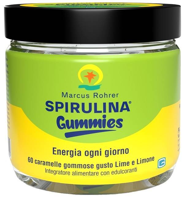 Marcus Rohrer Spirulina Gummies Integratore Ricostituente 60 caramelle gommose