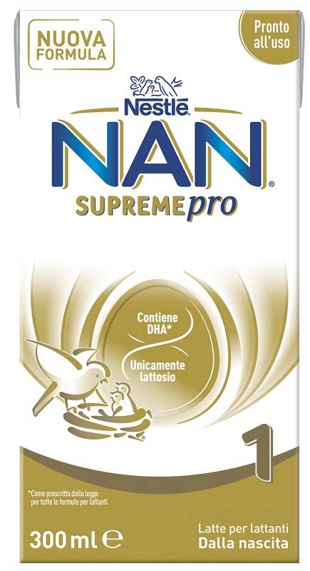 Nestlè Nan Supreme Pro 1 Latte per Lattanti dalla Nascita 300 ml