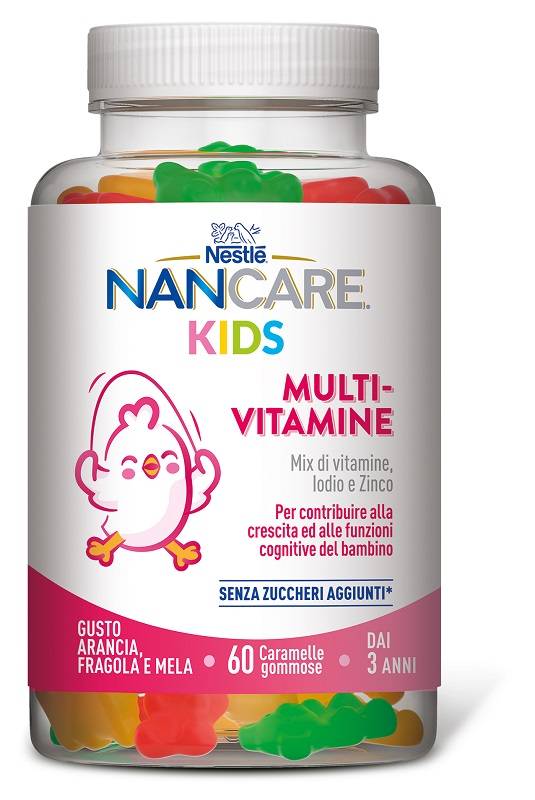 Nestlè Nancare Kids Multivitamine Integratore per Bambini 60 gummies