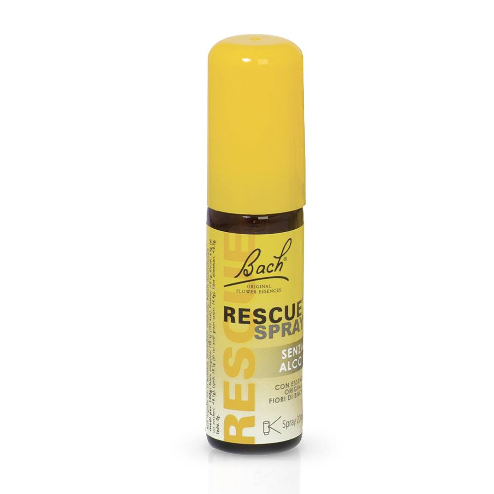 Bach Original Rescue Spray per Ansia, Stress e Panico 20 ml