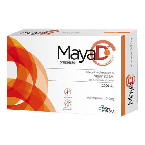 Maya D Integratore di Vitamina D3 60 Compresse