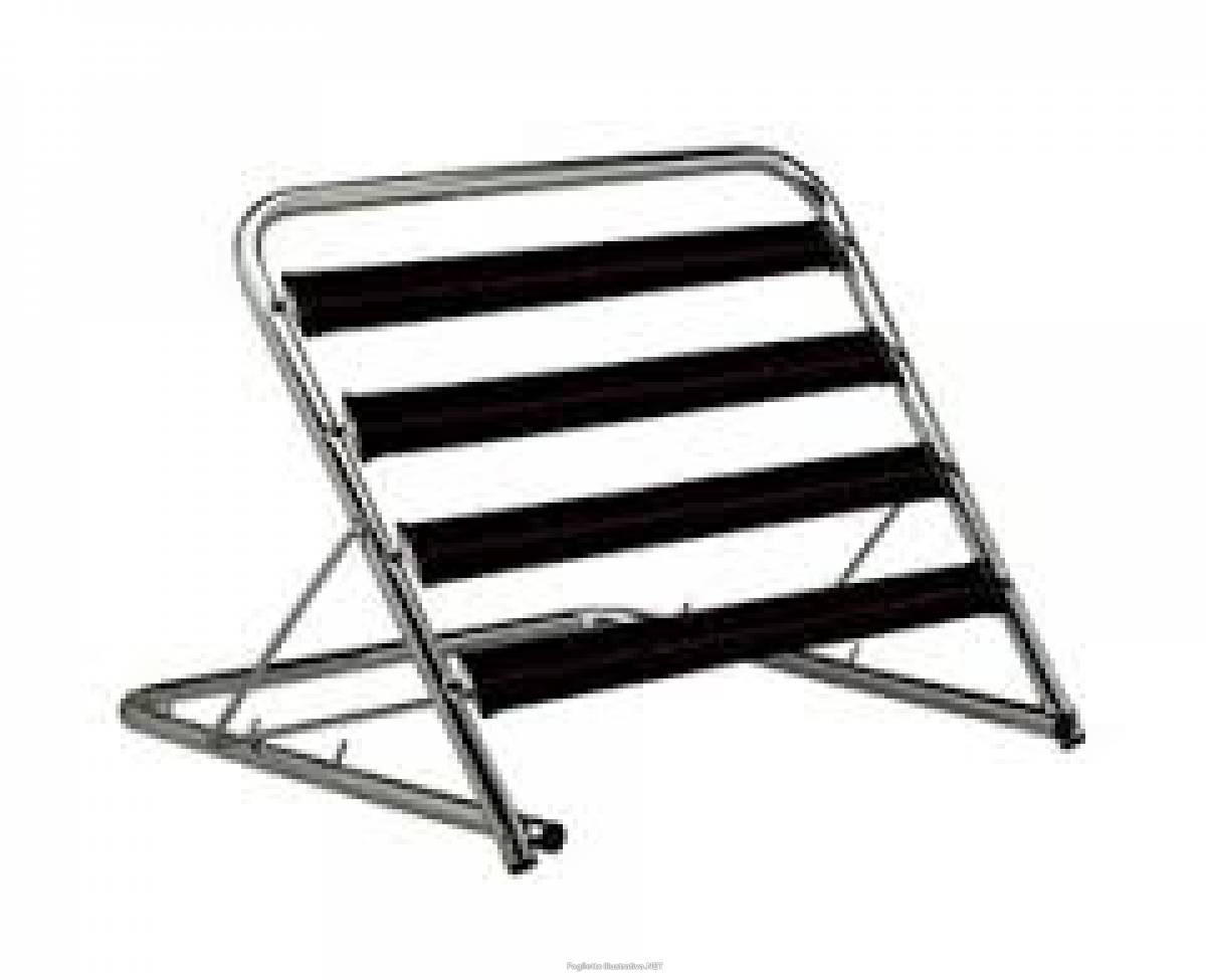 Moretti Mopedia Reggicuscino Cromato Misura 63x55 cm
