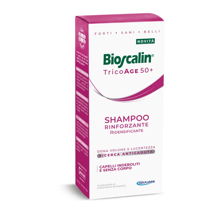 Bioscalin Tricoage 50+ Shampoo Rinforzante Ridensificante 200 ml Prezzo Speciale