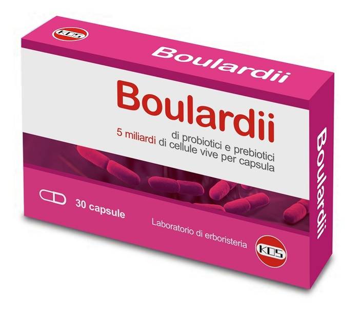 Boulardii 5 Miliardi Equilibrio della Flora Intestinale 30 Capsule
