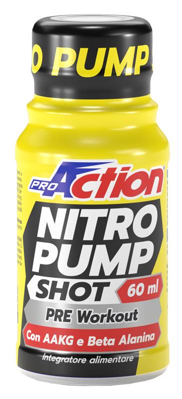 ProAction Nitro Pump Shot Integratore Energetico Pre - Workout 60 ml
