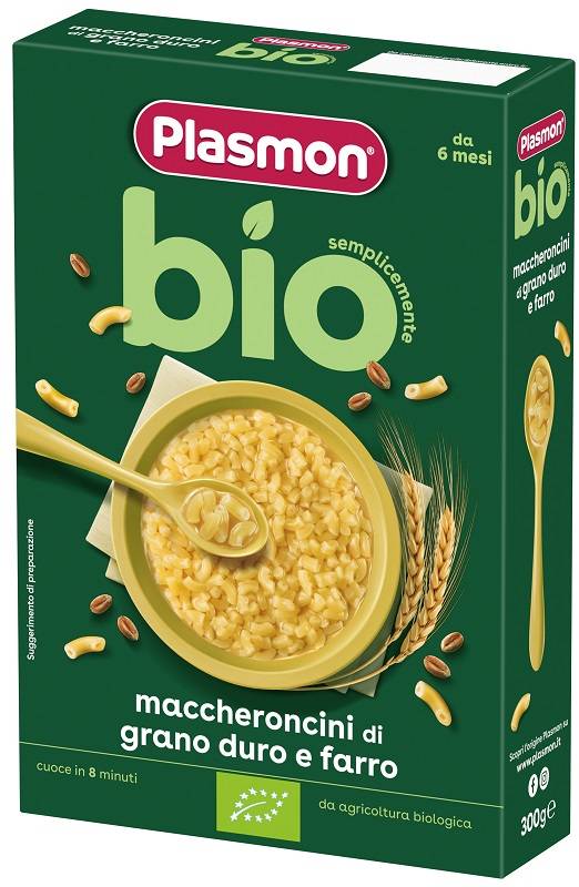 Plasmon Bio Pastina Maccheroncini per Bambini 300 g