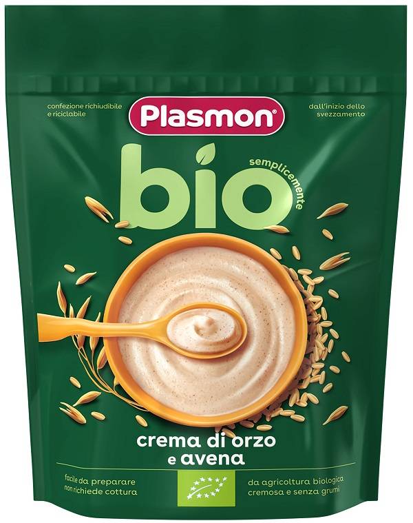 Plasmon Bio Crema di Cereali di Avena e Orzo 200 g