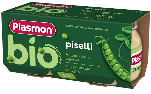 Plasmon Bio Omogeneizzato ai Piselli 2 pezzi
