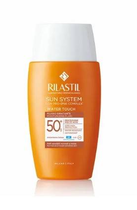 Rilastil Sun System Water Touch Fluido SPF50+ Protezione Solare Viso 50 ml Nuova Formula